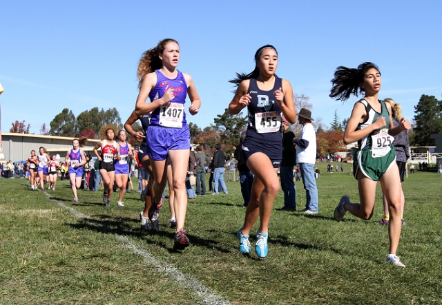 NCS XC D4  Girls-062.JPG - 2009 North Coast Section Cross Country Championships, Hayward High School, Hayward, California